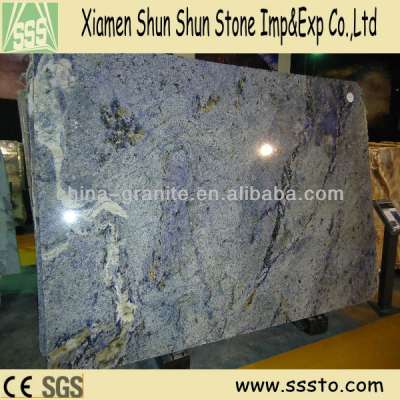 Polished Azul Bahia Granite Slabs