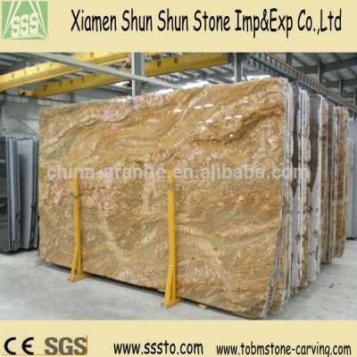 Luxurious Imperial Golden Granite Slab for Interior Design